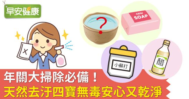 年關大掃除必備！天然去汙四寶無毒安心又乾淨