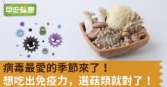 病毒最愛的季節來了！想吃出免疫力，選菇類就對了！