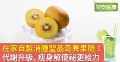 在家自製消腫聖品奇異果醋！代謝升級、瘦身解便祕更給力