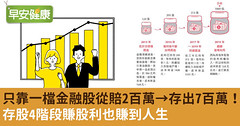 只靠一檔金融股從賠2百萬→存出7百萬！存股4階段賺股利也賺到人生