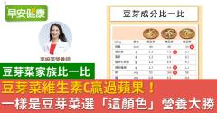 豆芽菜維生素C贏過蘋果！一樣是豆芽菜選「這顏色」營養大勝